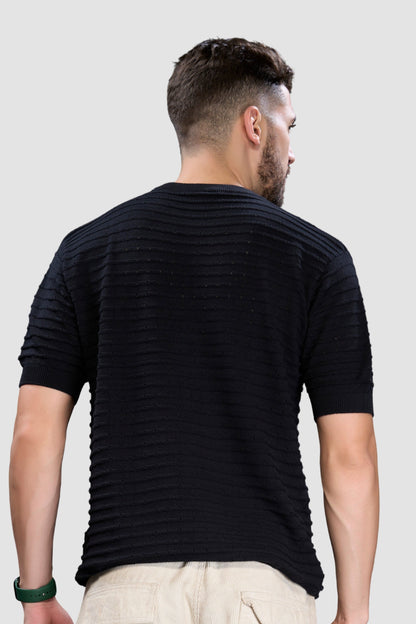 Envy Black - Sigma Round Neck T-shirt