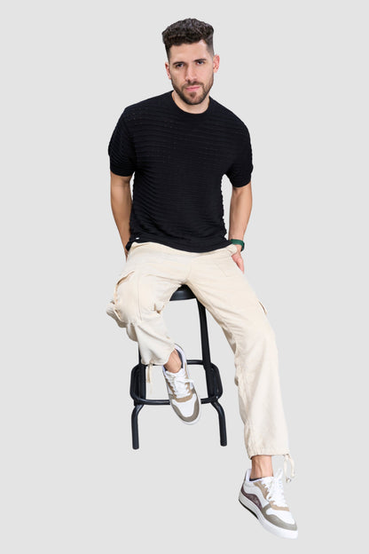 Envy Black - Sigma Round Neck T-shirt