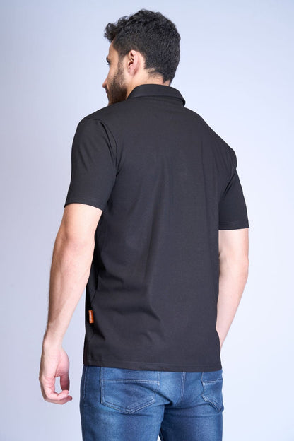 Black Polo T-Shirt