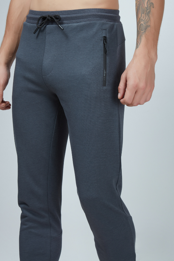 Menology Clothing - Zipster Dark Grey Track Pant For Men's
