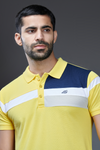 Menology Clothing - Style Innovant Sunrise Yellow Half Sleeve Collar Neck Polo T-shirt