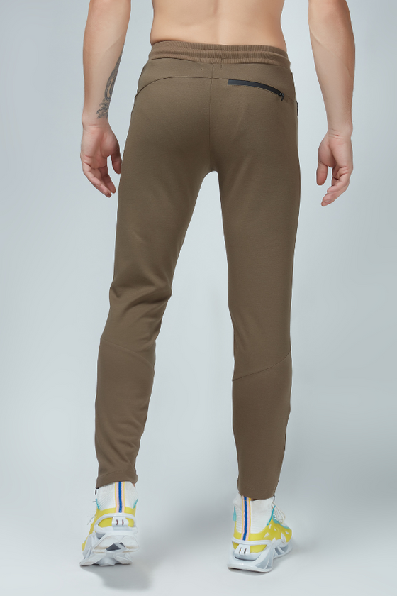 Menology Clothing - Zipster Biege Track Pant For Men's